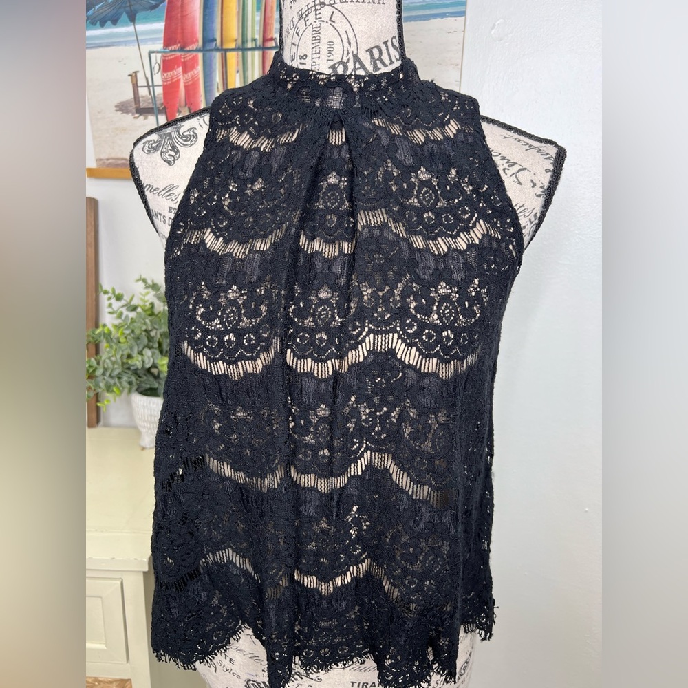 Love, Fire Lace Halter Top